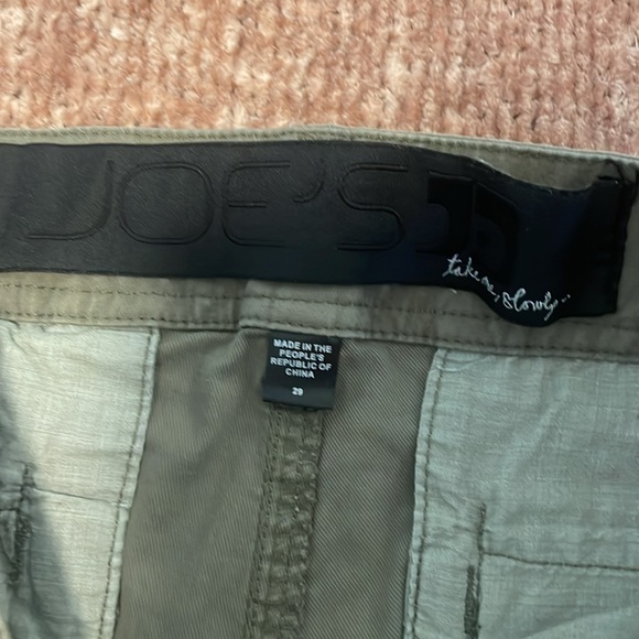 Joes Jeans Green Cargo Pants Size 29 - Picture 3 of 8
